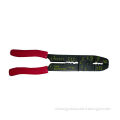10 to 22AWG Gauge Wire Stripper with Red PVC Handle and Crimping Insulated Terminals